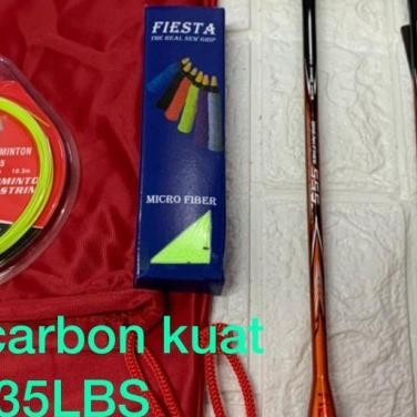 Raket Badminton NEW FIESTA FS Break Free 555 Full carbon taiwan 35lbs Terlaris