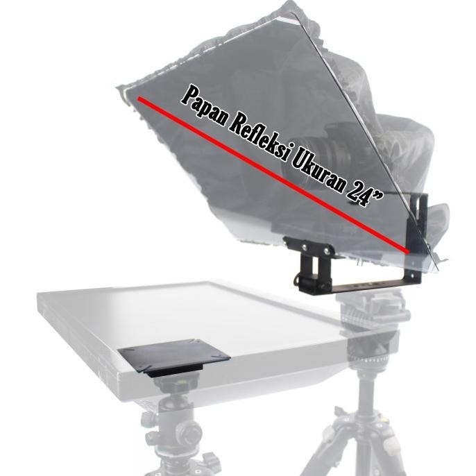Teleprompter 24" 24 In Inch Inchi Artechno Diy New Stok