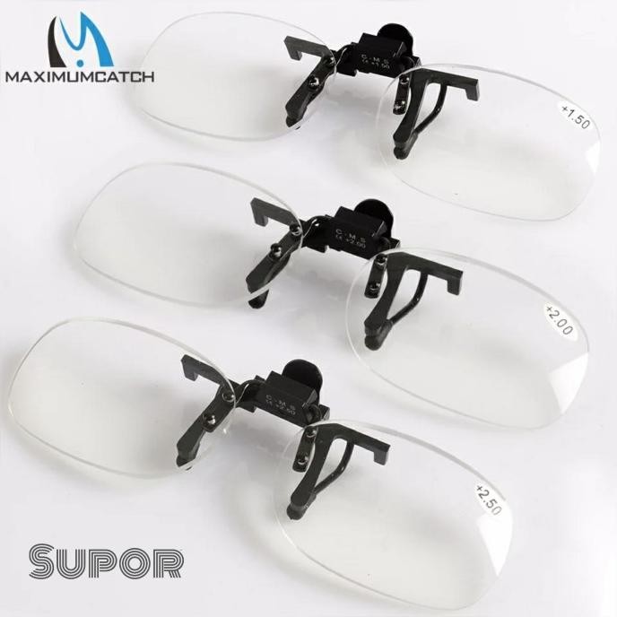 Clip On kacamata baca plus klip on anti radiasi presbiopi + plus ples Terlaris