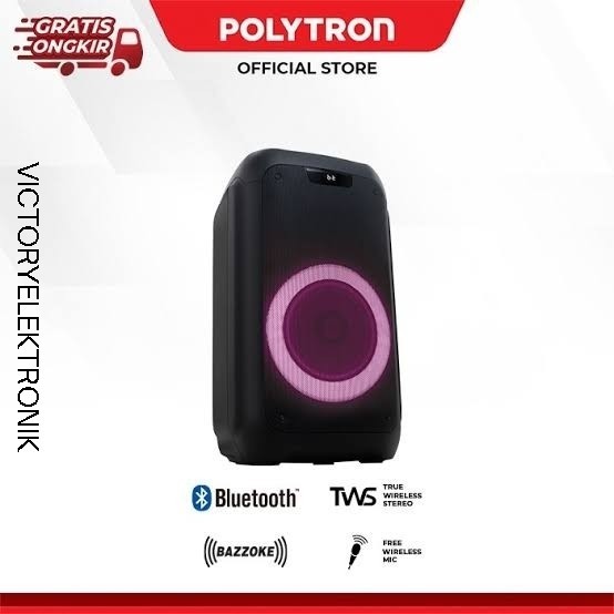 speaker karaoke portable Polytron PPS 8L12
