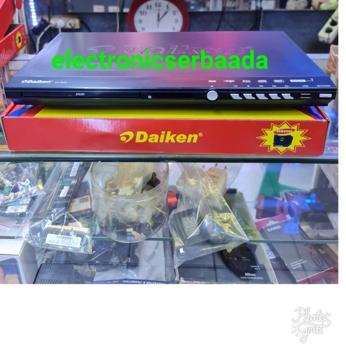 PROMO! Dvd Player Daiken Dvd Vcd Mp3 Mp4 Karaoke Key Control Body Besi