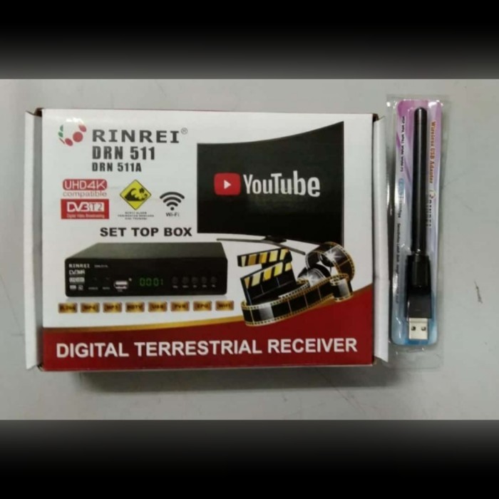 HOT SALE set top box rinrei 511A udh bisa konek wifi