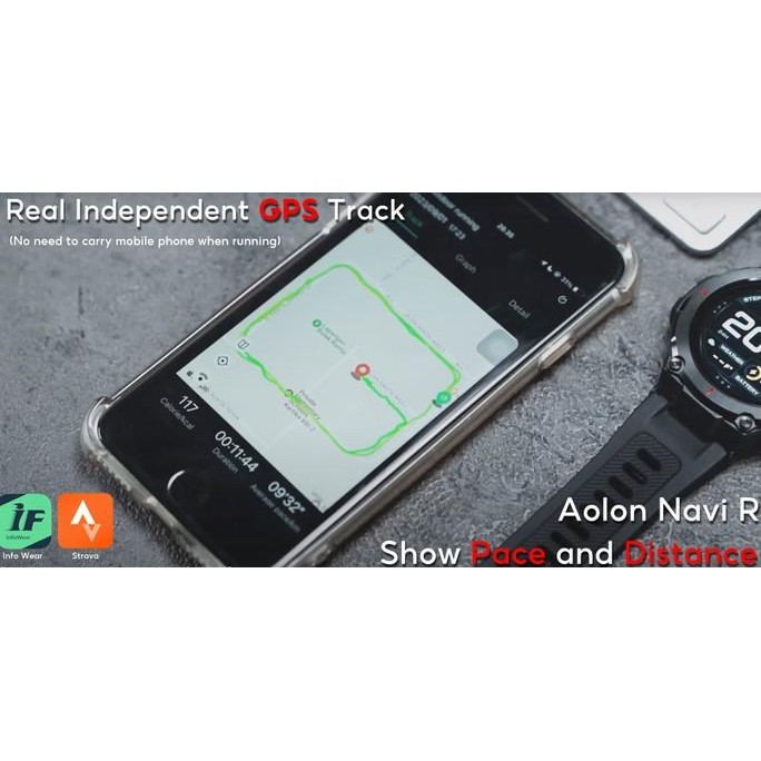 Aolon Smartwatch Navi R Gps Swimming Ip68 Call Fitness Tracker