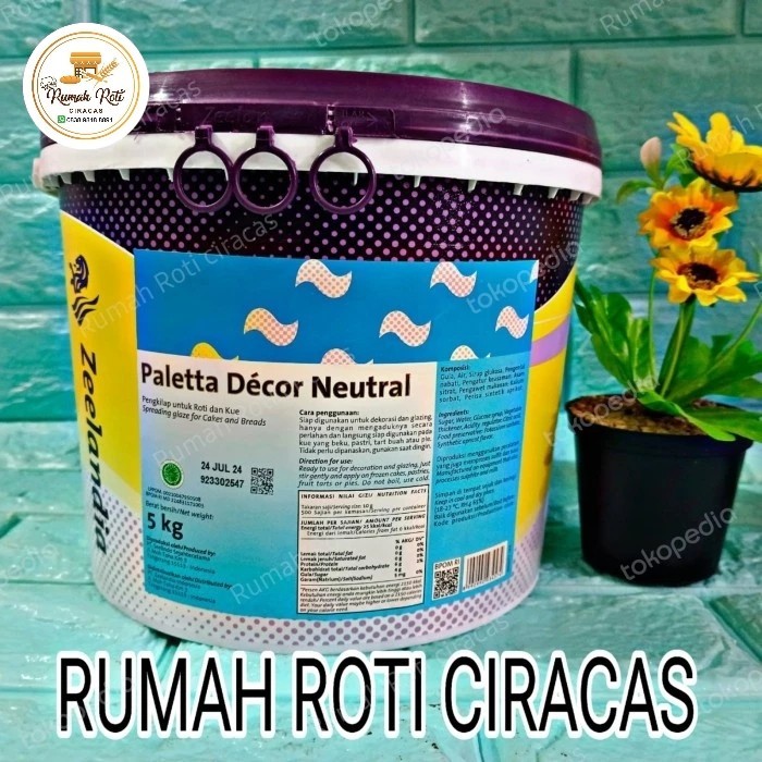 

PALETTA DECOR NEUTRAL PENGKILAP ROTI DAN KUE 5KG ZEELANDIA