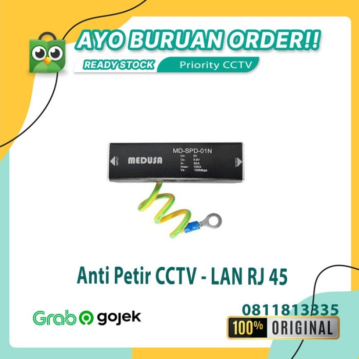 STOK TERBARU Anti Petir Surge Arrester RJ 45 LAN