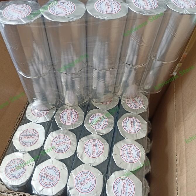 

Kertas Thermal 80x50 Thermal 80x48 Kertas Roll 80mm 1 dus isi 100 roll
