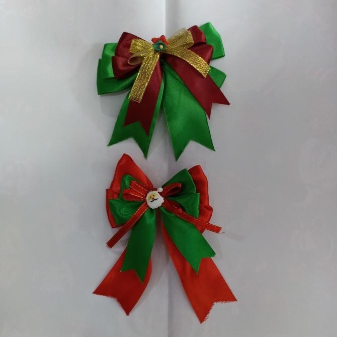 ------] Ornamen Pohon Natal Pita, Pita Natal, Dekorasi Pohon Natal