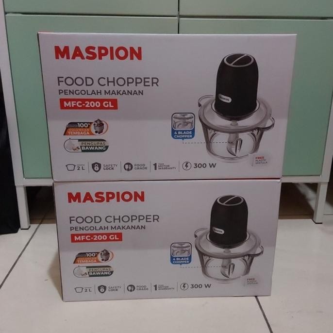 MASPION MFC 200 GL FOOD CHOPPER BLENDER PENCACAH MAKANAN BUMBU DAGING