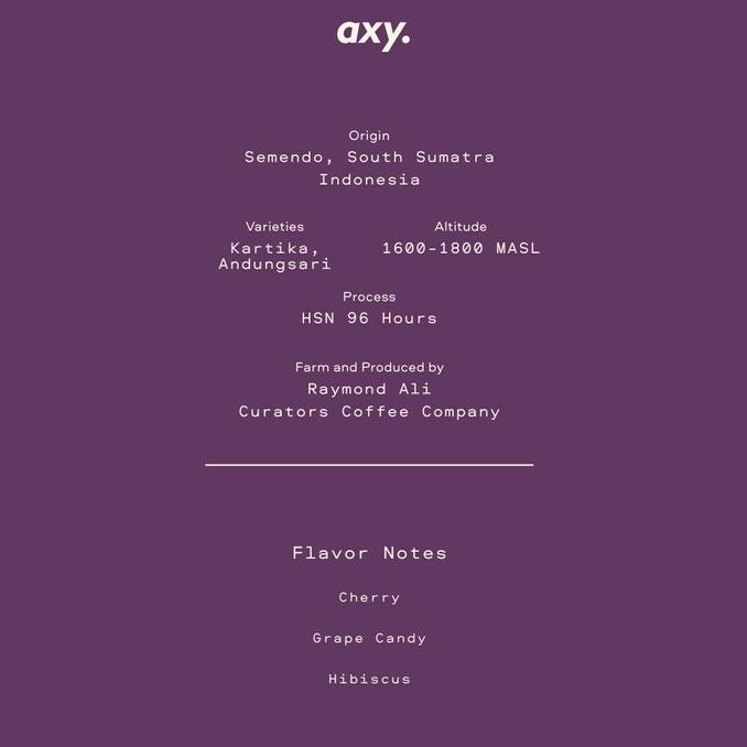 

KOPI ARABIKA SEMENDO NATURAL 200 GRAM - BIJI KOPI MANUAL BREW