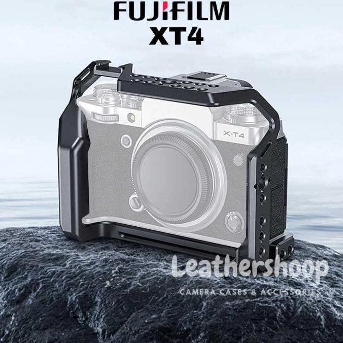 Cage Rig Fujifilm Xt4 Fuji Xt-4 L Plate Bracket Aluminium Plat Qr Arca New Stok