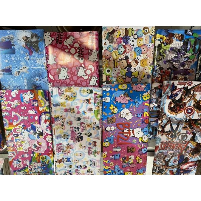 

------] Kertas kado karakter Anak / Paris / Dewasa / Universal