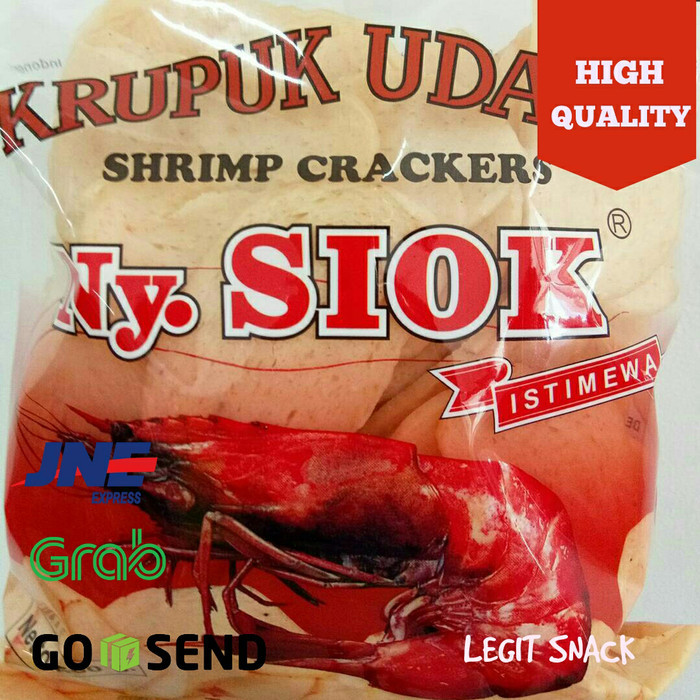 

KERUPUK UDANG NY.SIOK / KRUPUK NY SIOK OVAL BULAT READY GOJEK JAKARTA