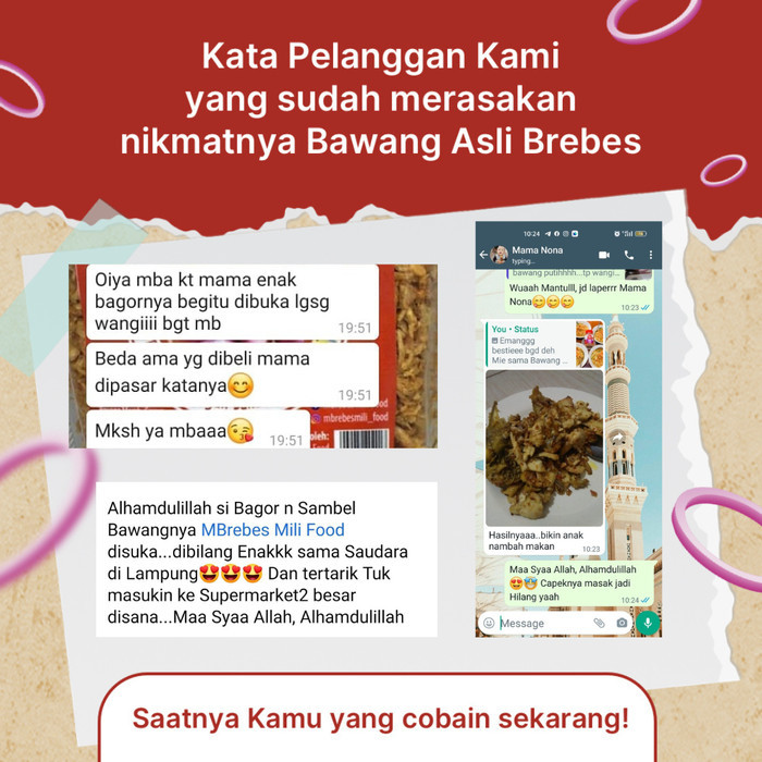 

BAWANG GORENG ORIGINAL MBREBES MILI 250G