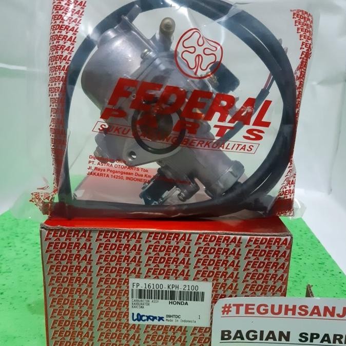 Karbulator / Karburator Assy Kph Karisma Supra X 125 Original Federal