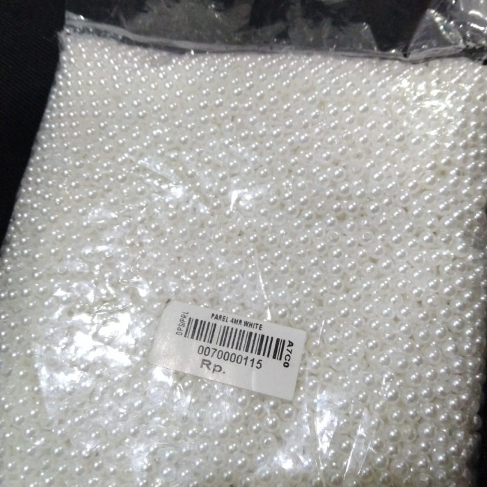 

[450Gr]Mutiara Parel/Manik Mote Mutiara4Mm Mm/Mutiara Sintetis New