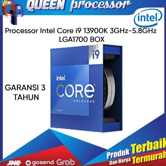 PROCESSOR INTEL CORE I9 13900K BOX SOCKET LGA1700 5.80 GHz NEW
