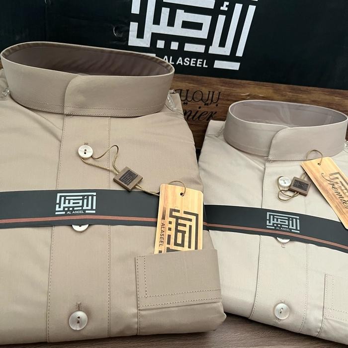 GAMIS SAUDI PREMIER ( AL ASEEL NON MANSET / AL ASEEL ) Muslim Pria Polos cowok