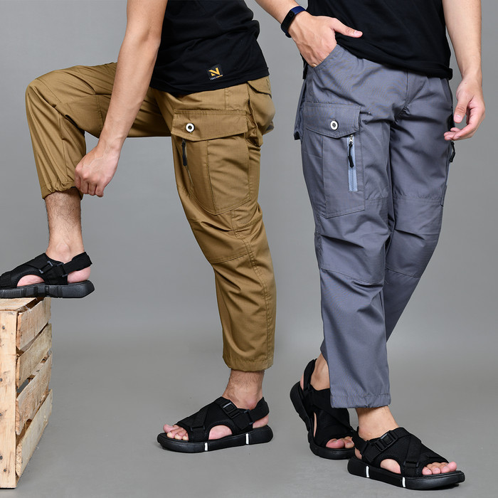 Celana Sirwal Cargo, Celana Cargo Pria, Celana Gunung Pria