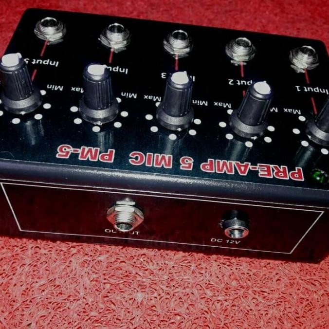 Promo Paralel Input Mic Aktif 5 Input Mic Pm-5