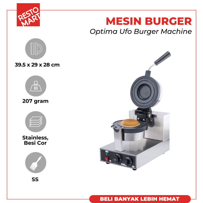 TERLARIS Mesin Burger UFO / Optima Ufo Burger Machine OPTIMA (0615018)
