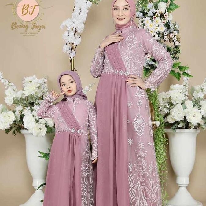 New Gamis Couple Ibu Dan Anak| Gamis Pesta| Gamis Couple| Gamis Anak| Gamis Tile| Gamis Kondangan| G