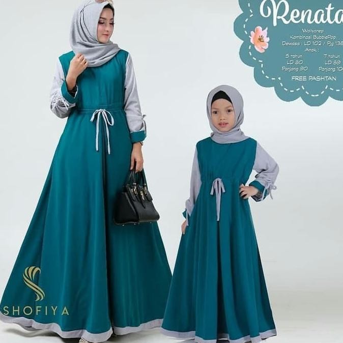 Terbaik Gamis Couple Muslim / Renata Dress Couple Ibu Dan Anak Terbaik