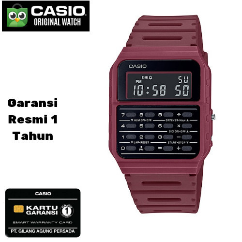 Jam Tangan Casio Databank Calculator Casio Ca-53Wf-4 Original