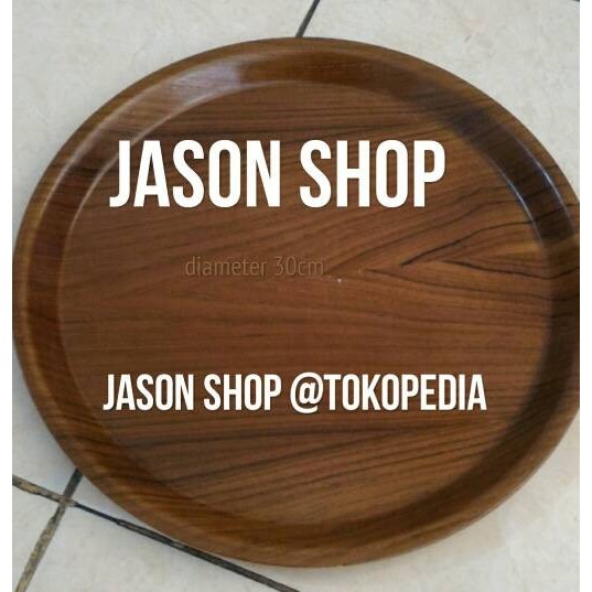 Nampan kayu/Nampan gelas/Nampan kayu bulat