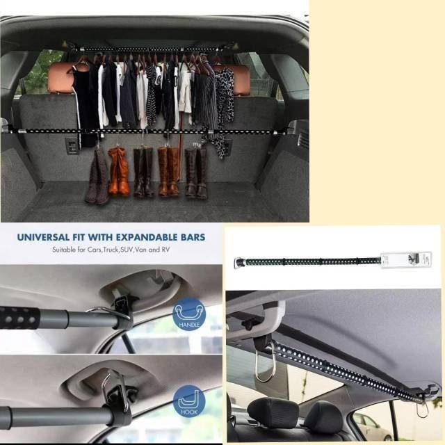 Gantungan Baju Mobil Telescopic Hanger Hook Baju Di Mobil ORINAL
