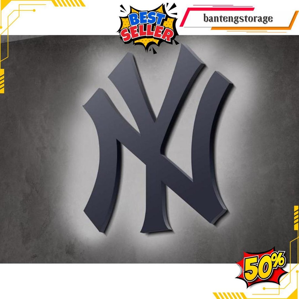 Lampu Tidur Kamar Cowok Aesthetic Logo Ny Yankess Newyork Terlaris