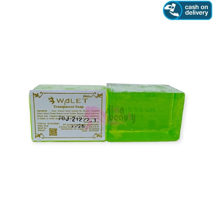 BERMUTU 2 Pcs Sabun Walet Dhilisa Hijau 40gr Original BPOM Sabun Pembersih Wajah Muka Berminyak