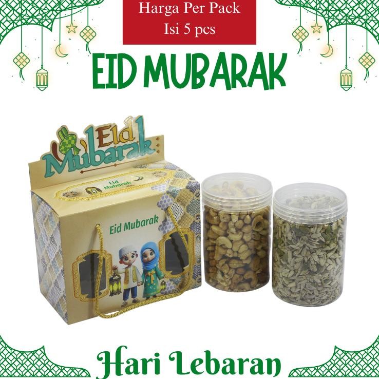 

Original Box Hampers Idul Fitri Kotak Toples Jar Isi 2 Toples Tabung (5 Pcs), Kantong Paperbag Hampers Idul Fitri Rahmadan Lebaran Gratis Ongkir