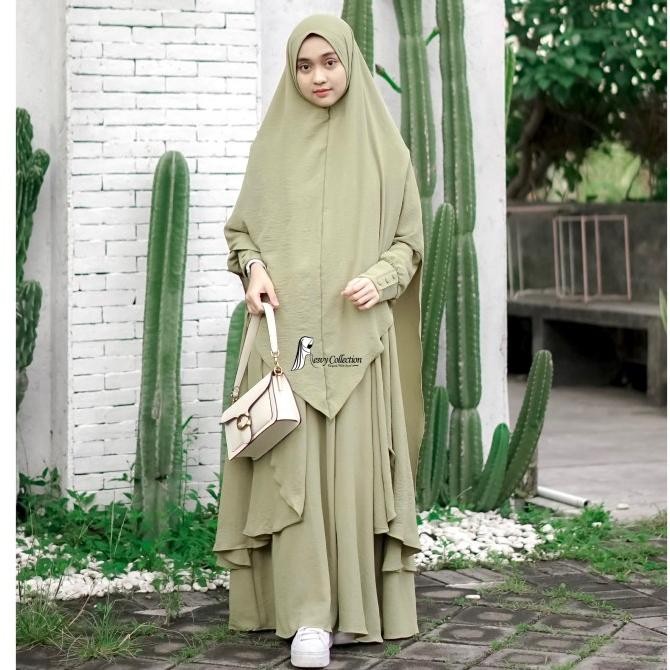 Sale Now Gamis Set Syari Yumna By Resvy_Collection Stok Terbatas