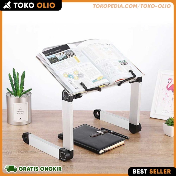 Stand Holder Lipat Penyangga Baca Buku Alquran Sudut 360 Derajat