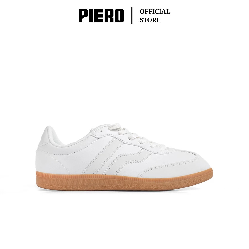 PIERO SEPATU SNEAKERS PRIA GRAND LONDON WHITE GUM WHITE PIE1000129