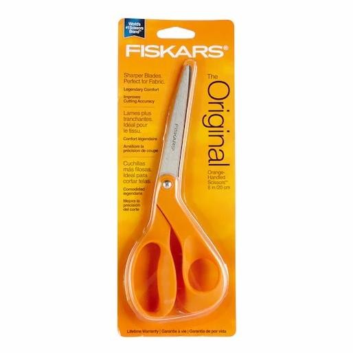 

Terlaris Fiskars The Original Orange-Handled Scissors / Gunting Kain Fiskars Ready Stok