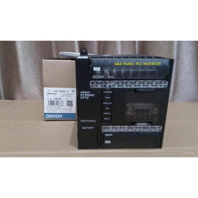 Plc Omron Cp1E-N20Dt-D Cp1E N20Dtd Cp1En20Dtd Original Dan Terpercaya