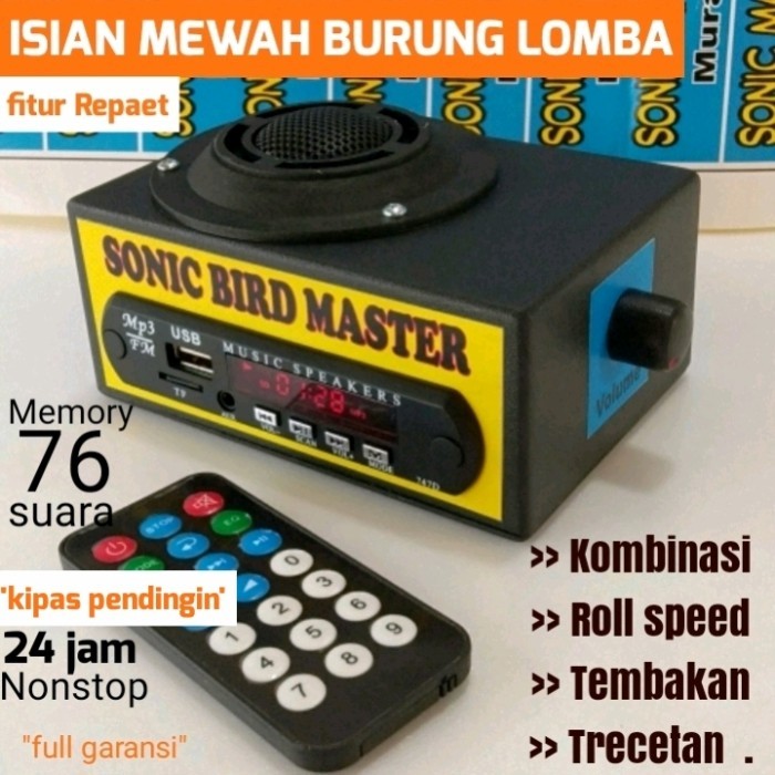SONIC BIRD MASTER MASTERAN BURUNG KODE 568