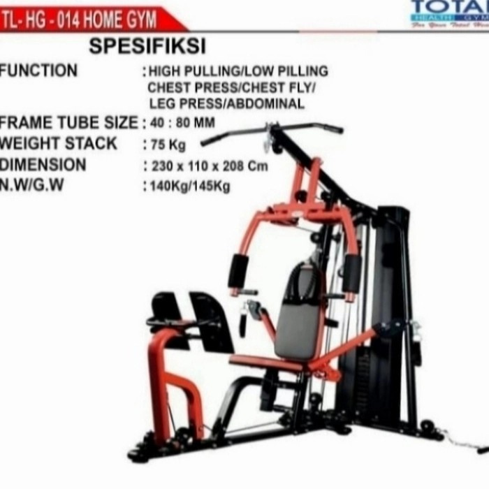 Falach Home Gym 1 Sisi+Legpress Tlhg-014 Total Fitnes Gym Home