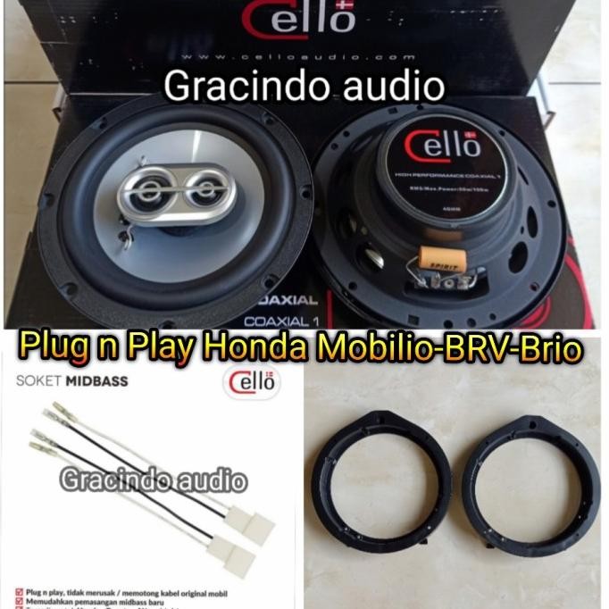 Ori - Speaker Pintu Coaxial Cello 3way PNP OEM Honda Mobilio BRV BRIO