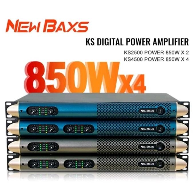 BEBAS ONGKIR - Power Amplifier JBL KS2500/KS4500 2/4 channel 850W high power