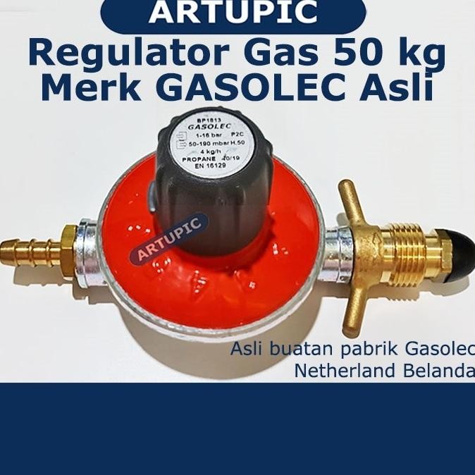 

READY REGULATOR GAS MEREK GASOLEC 50 KG ASLI SPAREPART PEMANAS KANDANG AYAM