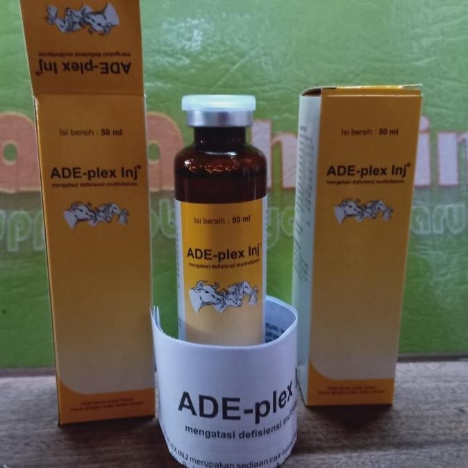 

READY ADE PLEX INJ 50ML AYAM BURUNG NAFSU MAKAN LESU VITAMIN A B C D E