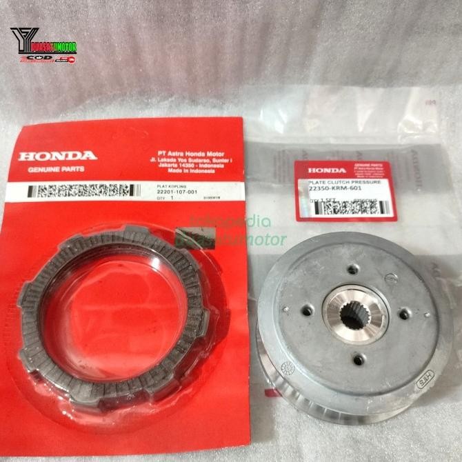 Ori - rumah kopling + kampas kopling honda VERZA, MEGAPRO MONO, CBR VERZA