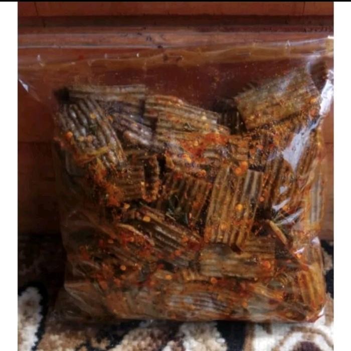 

SALE Seblak krupuk jengkol extra pedas daun jeruk 1Kg Food Snacks Kerupuk