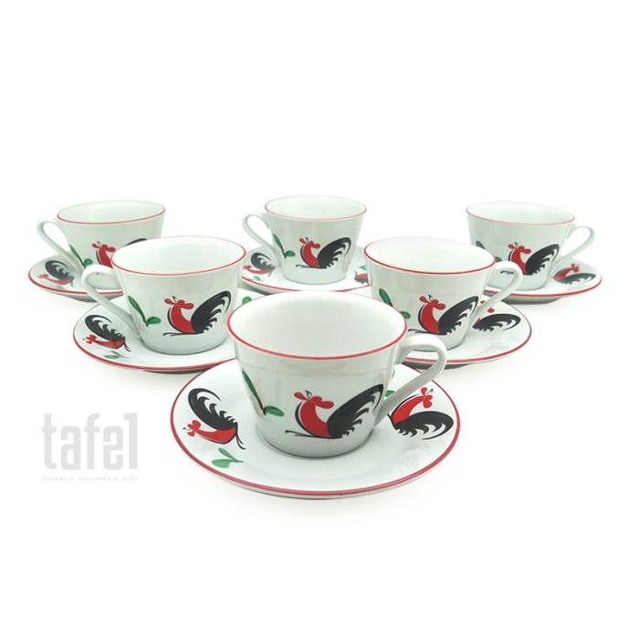 

READY TAFEL21 CANGKIR KOPI AYAM KUKURUYUK V 12 PCS