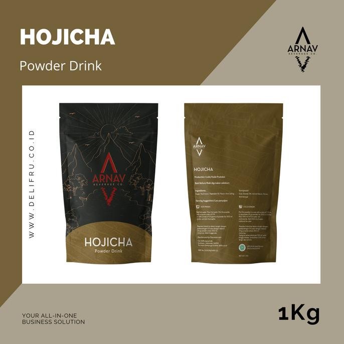 Baru Hojicha Powder Drink Arnav 1 Kg - Minuman Bubuk Hojicha Premium