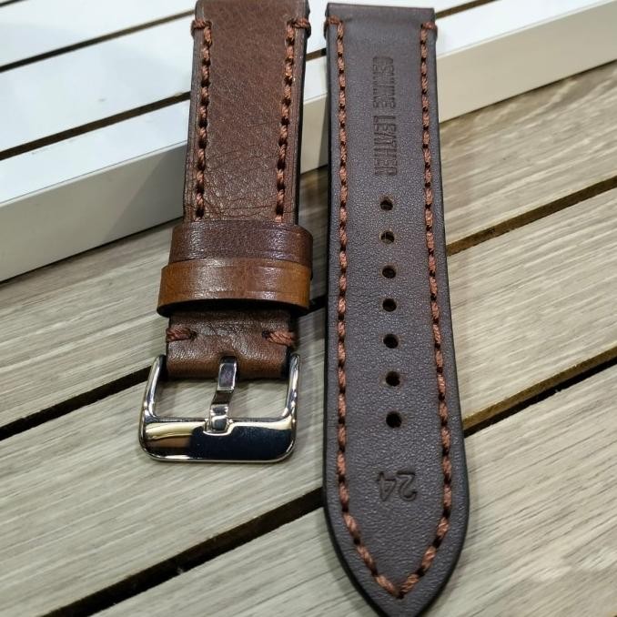 promo tali jam tangan seiko diver nautica police fossil kulit asli strap jam