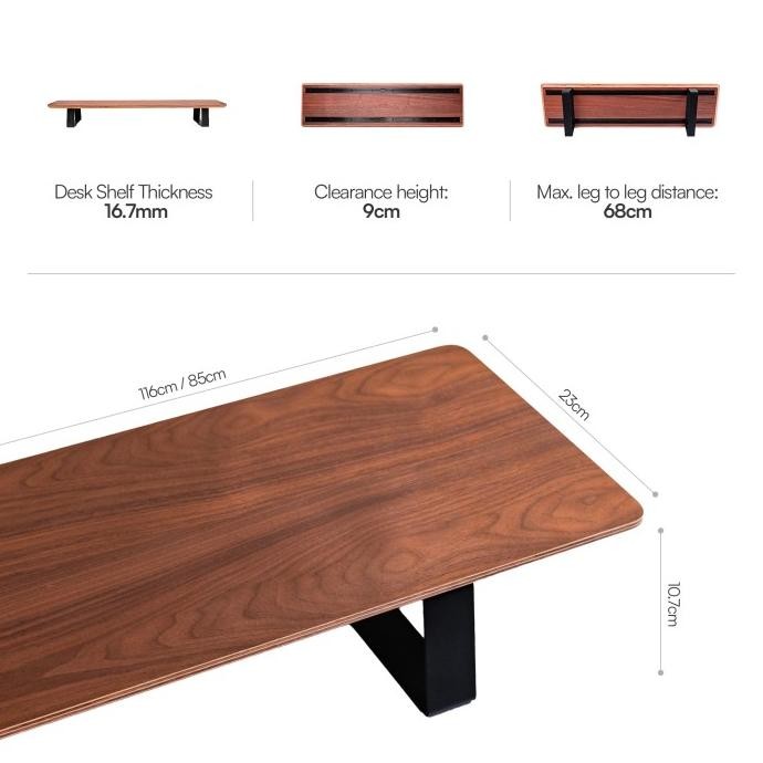 CO NOOK DESK SHELF PRO Laptop Monitor Desk