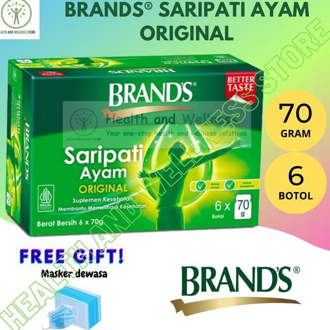 

READY BRANDS ESSENCE OF CHICKEN SARIPATI AYAM ORIGINAL 70 GRAM 6 BOTOL